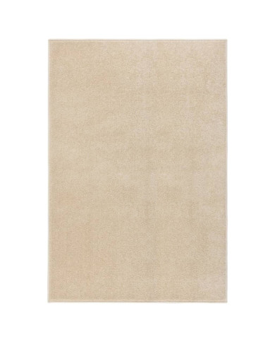 Tapis à poils courts 160x230 cm Beige | Mobilier & Déco