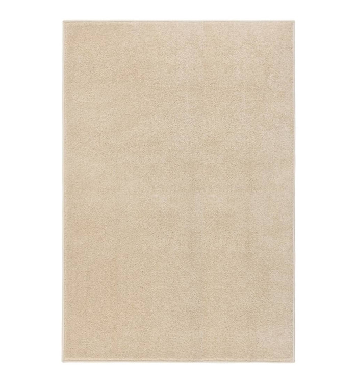 Tapis à poils courts 160x230 cm Beige | Mobilier & Déco