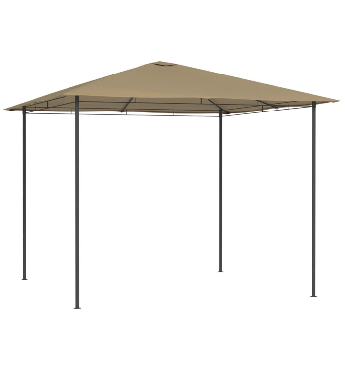 Belvédère 3x3x2,6 m Taupe 160 g/m² | Mobilier & Déco
