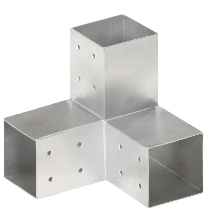 Connecteur de poteau Forme en Y Métal galvanisé 81x81 mm | Mobilier & Déco