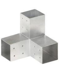 Connecteur de poteau Forme en Y Métal galvanisé 81x81 mm | Mobilier & Déco