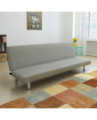 Canapé-lit Gris Polyester | Mobilier & Déco