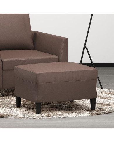 Repose-pied Marron 60x50x41 cm Similicuir | Mobilier & Déco