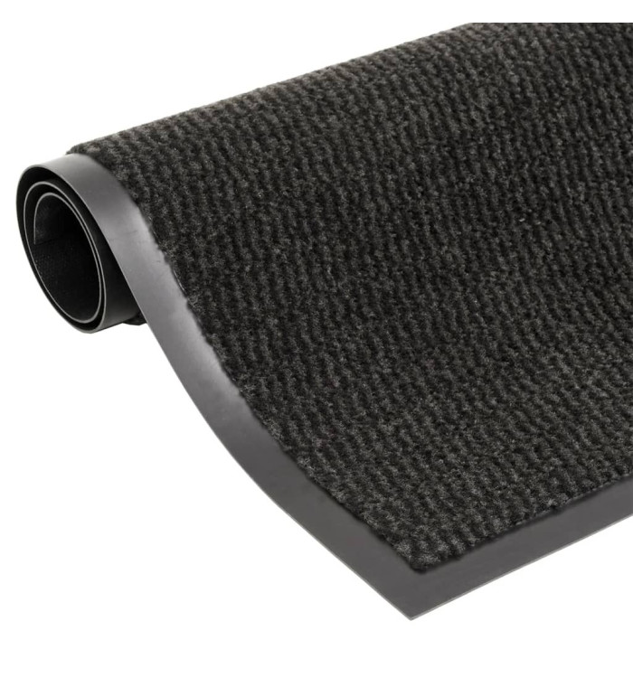 Paillasson touffeté 60x180 cm Noir | Mobilier & Déco