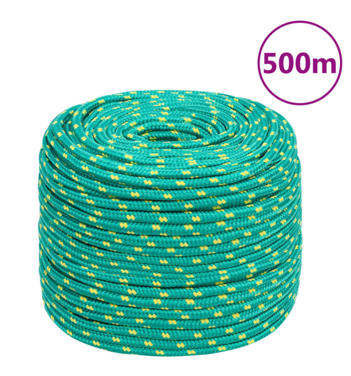 Corde de bateau Vert 6 mm 500 m Polypropylène | Mobilier & Déco