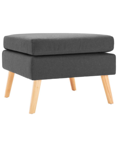 Repose-pied Gris foncé Tissu | Mobilier & Déco