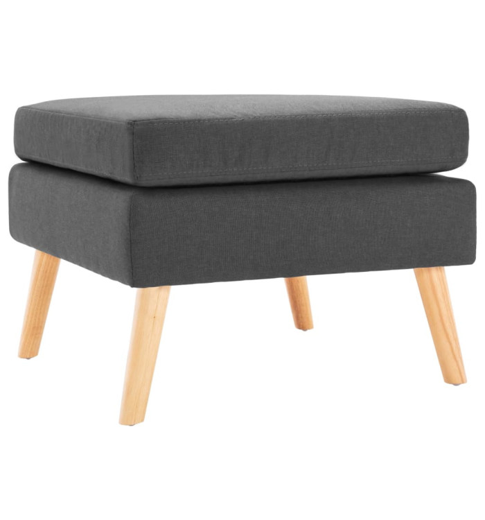 Repose-pied Gris foncé Tissu | Mobilier & Déco