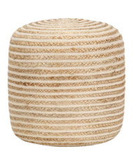 Pouf fait à la main 40 x 45 cm Jute | Mobilier & Déco