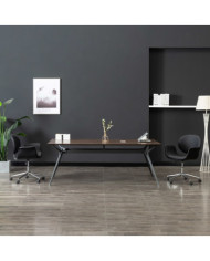 Chaise pivotante de bureau Noir Similicuir | Mobilier & Déco