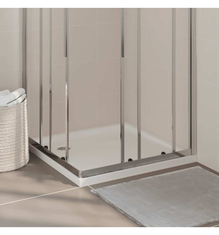 Receveur de douche carré ABS Blanc 80x80 cm | Mobilier & Déco