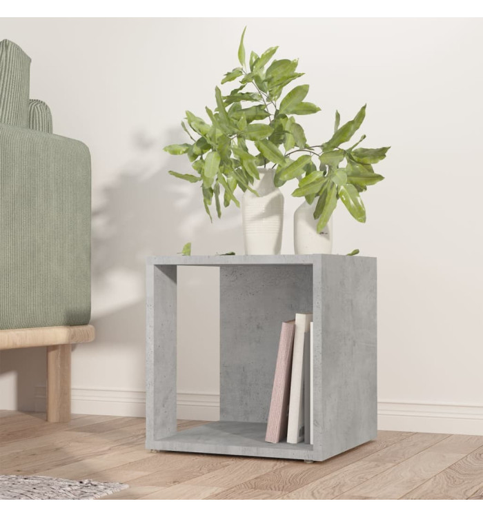 Table d'appoint Gris béton 33x33x34,5 cm Bois d'ingénierie | Mobilier & Déco