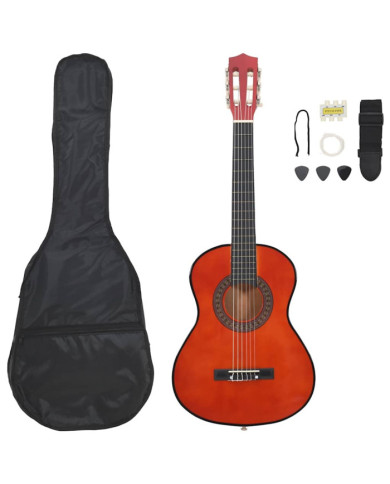 Ensemble de guitare classique pour débutants 8 pcs 1/2 34" | Mobilier & Déco