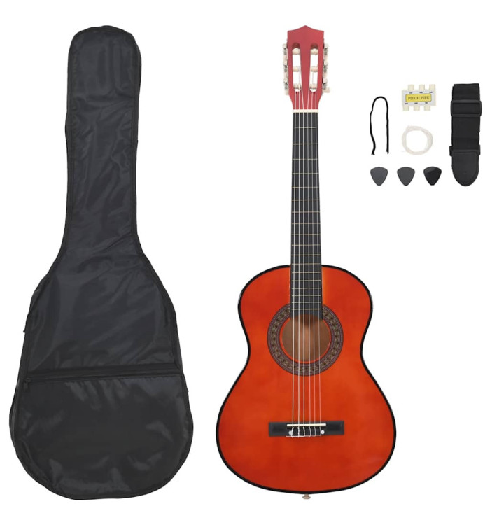 Ensemble de guitare classique pour débutants 8 pcs 1/2 34" | Mobilier & Déco