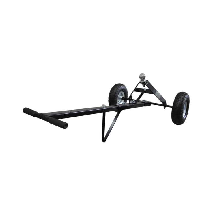 Chariot à main de remorque utilitaire bateau deux pneus 275 kg | Mobilier & Déco