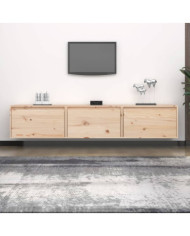Meubles TV 3 pcs bois massif de pin | Mobilier & Déco