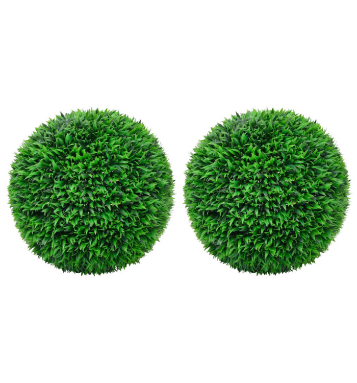 Boules de buis artificielles 2 pcs 55 cm | Mobilier & Déco