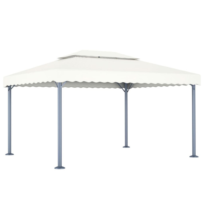 Tonnelle 400x300 cm Crème Aluminium | Mobilier & Déco