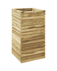 Lit surélevé de jardin 50x50x100 cm Bois de pin imprégné | Mobilier & Déco