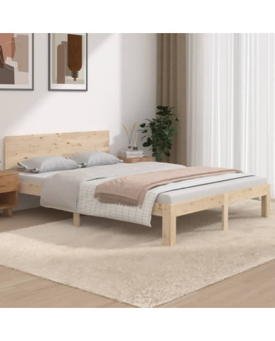 Cadre de lit sans matelas 135x190 cm | Mobilier & Déco