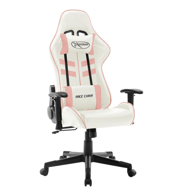 Chaise de jeu Blanc et rose Cuir artificiel | Mobilier & Déco