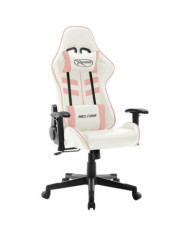 Chaise de jeu Blanc et rose Cuir artificiel | Mobilier & Déco