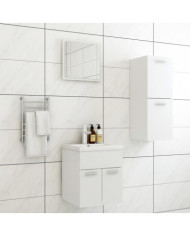 Ensemble de meubles de salle de bain Blanc Aggloméré | Mobilier & Déco