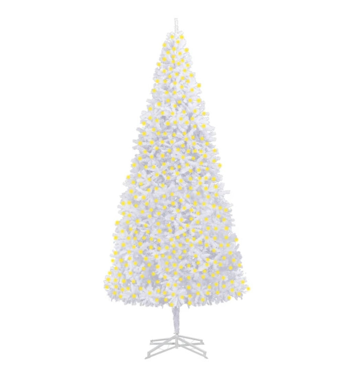 Arbre de Noël artificiel pré-éclairé 500 cm blanc | Mobilier & Déco