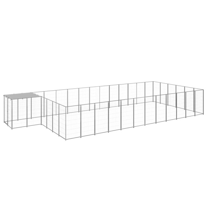 Chenil Argenté 22,99 m² Acier | Mobilier & Déco