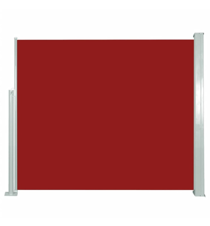 Auvent latéral rétractable 120 x 300 cm Rouge | Mobilier & Déco