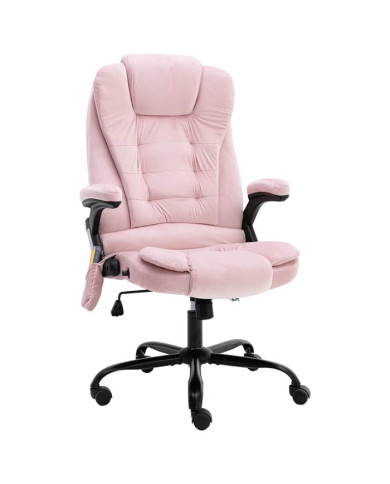 Chaise de bureau de massage Rose Velours | Mobilier & Déco