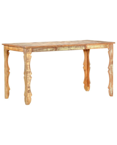 Table de salle à manger 140x70x76cm Bois de récupération massif | Mobilier & Déco