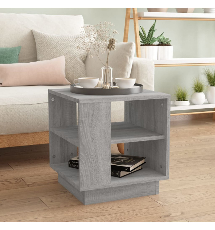 Table basse Sonoma gris 40x40x43 cm Bois d'ingénierie | Mobilier & Déco