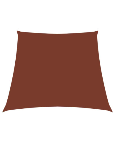 Voile de parasol Tissu Oxford trapèze 2/4x3 m Terre cuite | Mobilier & Déco