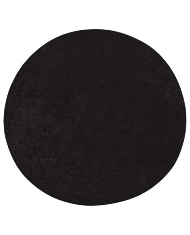 Tapis lavable antidérapant φ120 cm anthracite | Mobilier & Déco
