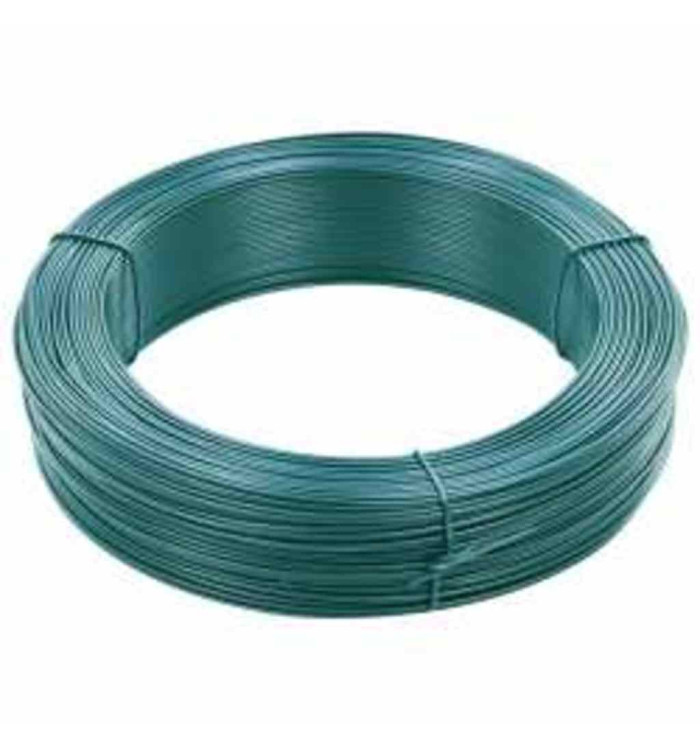 Fil de liaison de clôture 250 m 2,3/3,8 mm Acier Vert noirâtre | Mobilier & Déco