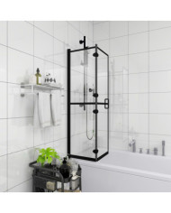 Cabine de douche pliable ESG 80x140 cm Noir | Mobilier & Déco