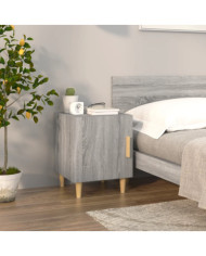 Table de chevet Sonoma gris Bois d'ingénierie | Mobilier & Déco