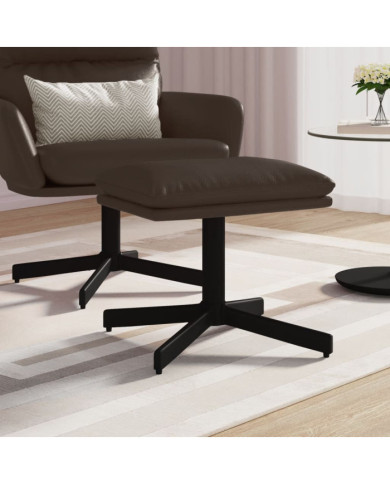 Repose-pied Marron 60x60x36 cm Similicuir | Mobilier & Déco