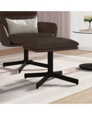 Repose-pied Marron 60x60x36 cm Similicuir | Mobilier & Déco