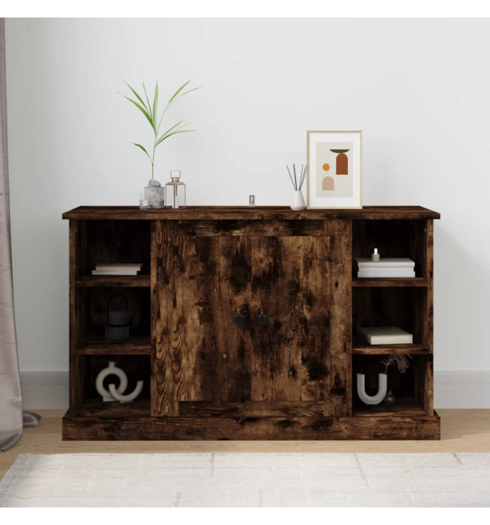 Buffet Chêne fumé 100x35,5x60 cm Bois d'ingénierie | Mobilier & Déco