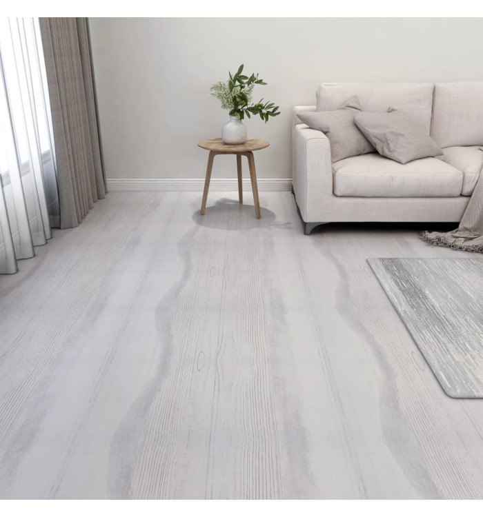 Dalles de plancher autoadhésives 20 pcs PVC 1,86 m² gris clair | Mobilier & Déco