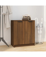 Meuble à chaussures Chêne marron 59x35x70 cm Bois d'ingénierie | Mobilier & Déco