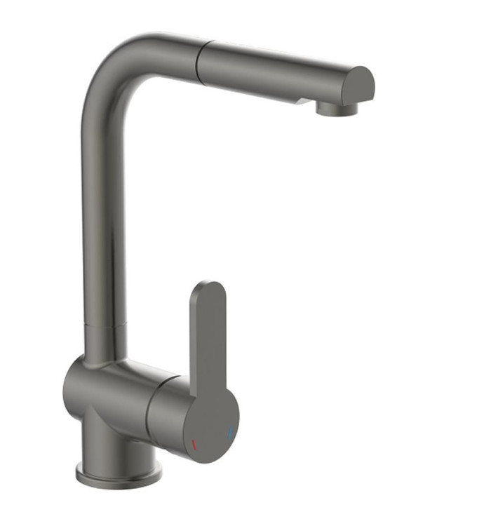 SCHÜTTE Mitigeur d'évier avec bec rétractable LONDON Graphite mat | Mobilier & Déco