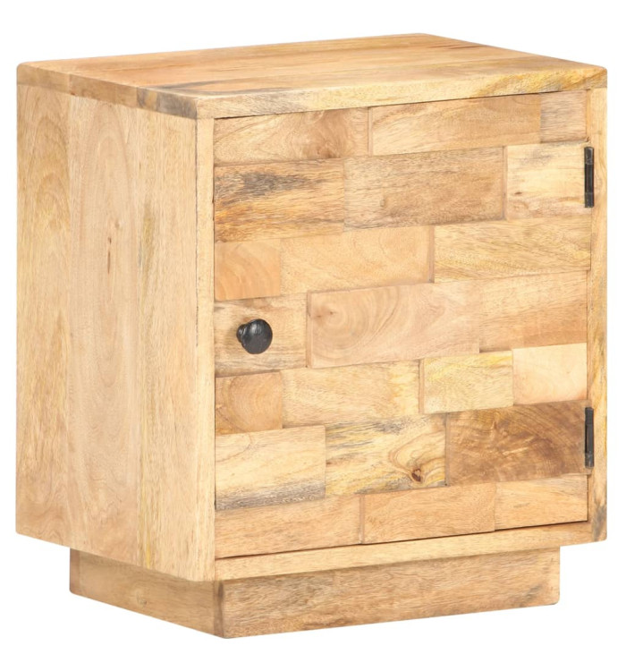 Table de chevet 40x30x45 cm Bois de manguier solide | Mobilier & Déco