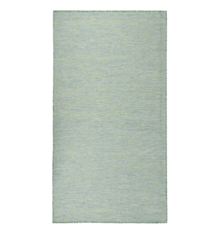 Tapis à tissage plat d'extérieur 80x150 cm Turquoise | Mobilier & Déco