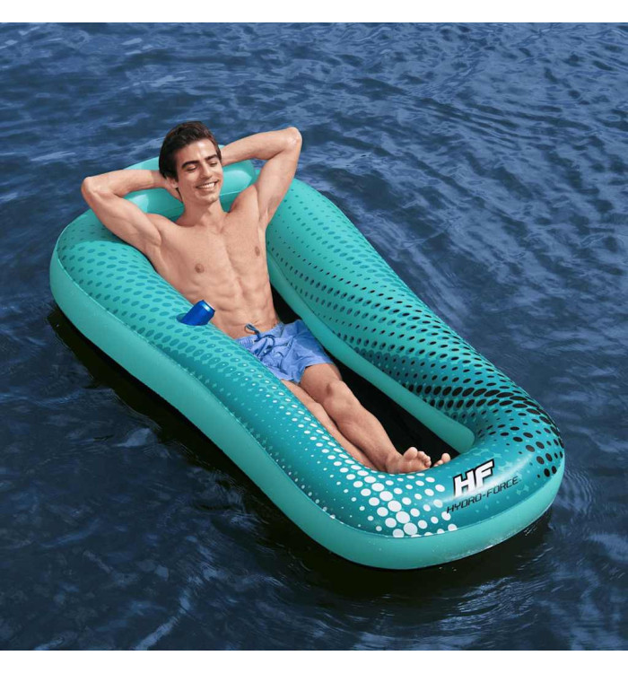 Bestway Flotteur gonflable en maille Hydro Force Sol Venture 188x109cm | Mobilier & Déco