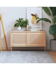 Portes d'armoire à persiennes 2 pcs 39,5x49,4 cm pin massif | Mobilier & Déco