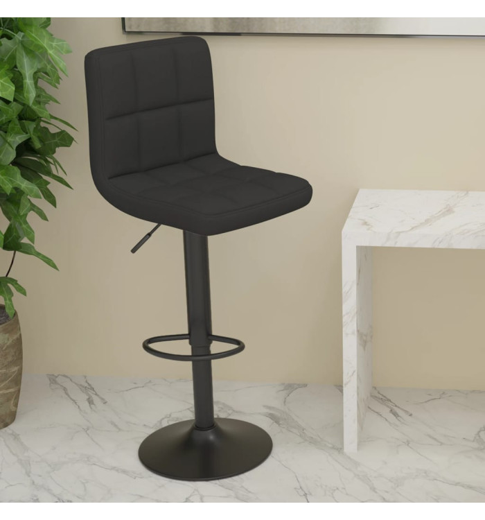 Tabouret de bar Noir Tissu | Mobilier & Déco