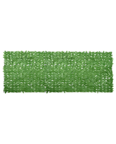 Écran de balcon avec feuilles vert 400x150 cm | Mobilier & Déco