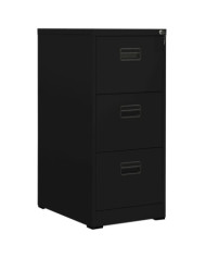 Classeur Noir 46x62x102,5 cm Acier | Mobilier & Déco